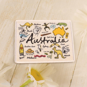 Wholesale Australia Patch Iron On Embroidery Patch Applique for <em>Clothes</em> Bags