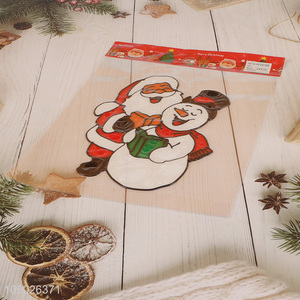 Factory Price PVC Christmas <em>Window</em> Stickers for Christmas <em>Window</em> Decoration