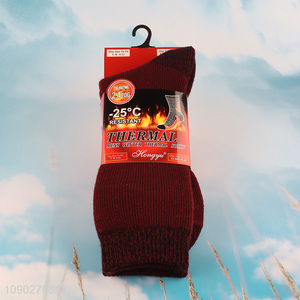 Top selling cold-resistant thickened <em>men</em> winter thermal socks wholesale