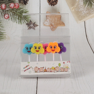 Latest products cartoon multicolor children <em>birthday</em> cake decorative candle