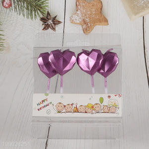 Popular products heart shape decorative <em>birthday</em> cake candle party candle