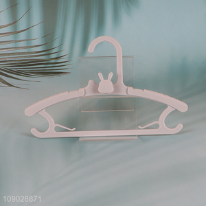 Wholesale Baby <em>Clothes</em> Hanger Cute Bunny Non-Slip <em>Clothes</em> Hanger for Kids