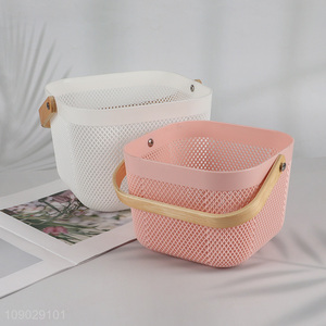 High Quality Plastic Storage Basket Portable Shower Caddy for <em>Bathroom</em> Dorm Room