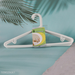 Online Wholesale 8PCS Heavy Duty Space Saving Plastic <em>Clothes</em> Hangers Set