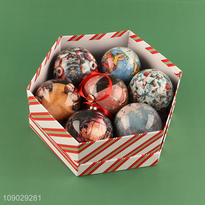 Factory supply round Christmas <em>ball</em> Christmas <em>tree</em> hanging <em>ornaments</em>