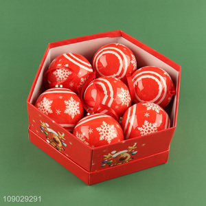 Hot items red round Christmas <em>tree</em> hanging <em>ornaments</em> Christmas <em>ball</em>