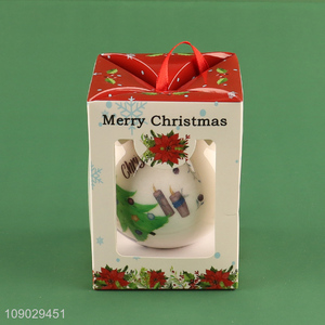 Good selling round Christmas <em>tree</em> hanging <em>ornaments</em> Christmas <em>ball</em> wholesale