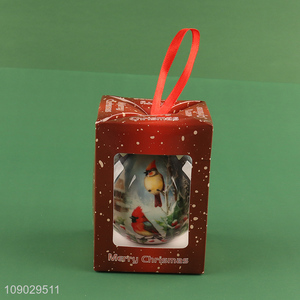 Factory price round <em>decorative</em> Christmas tree hanging <em>ornaments</em> Christmas ball