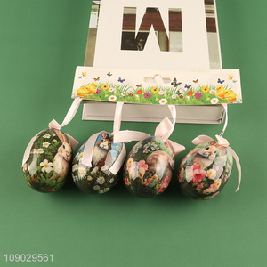 Low price 4pcs rabbit pattern <em>Easter</em> decoration <em>Easter</em> <em>egg</em> set wholesale