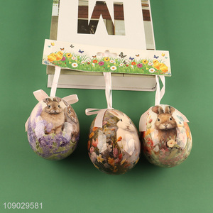 Low price 3pcs rabbit pattern home decor <em>Easter</em> decoration <em>Easter</em> <em>egg</em> set