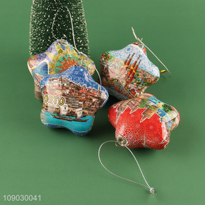 Latest products star shape xmas <em>tree</em> hanging <em>ornaments</em> decorations for sale