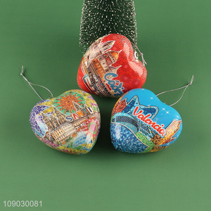 Hot products heart shape <em>Christmas</em> tree hanging ornaments hanging <em>decorations</em>