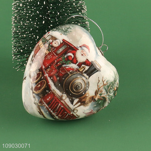 Yiwu market heart shape Christmas <em>tree</em> hanging <em>ornaments</em> for decoration