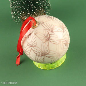 Hot sale round Christmas ball <em>decorative</em> Christmas tree hanging <em>ornaments</em>