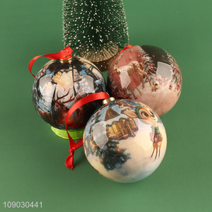 Best price round Christmas tree hanging <em>ornaments</em> <em>decorative</em> Christmas ball