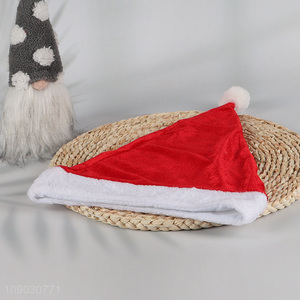 Best selling <em>Christmas</em> party supplies plush winter <em>Christmas</em> <em>hat</em> wholesale