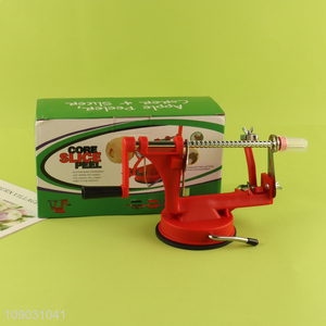 New arrival stainless steel 3 in 1 apple <em>peeler</em> fruit <em>peeler</em> slicing machine