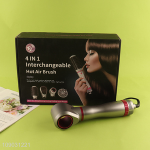 Top selling 4in1 interchangeable hot air brush <em>hair</em> curler wholesale