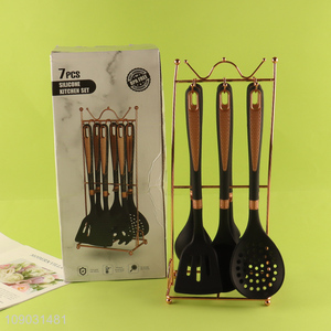 Hot products 7pcs bpa free <em>kitchen</em> utensils set for home restaurant