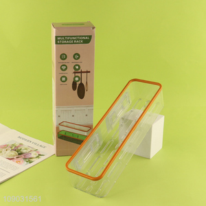 Popular products clear multifunctional <em>storage</em> rack drain <em>storage</em> box