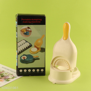 China factory <em>kitchen</em> gadget portable plastic dumpling making machine