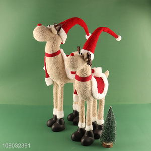 Most popular Christmas ornaments decoration Christmas elk doll ornaments for indoor outdoor