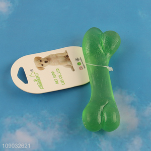 Low price green soft pets bite-resistant chew <em>toys</em> training <em>toys</em>