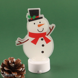 Top selling snowman shape desktop ornaments <em>Christmas</em> decoration <em>lights</em> wholesale