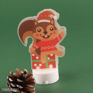 New arrival cartoon squirrel <em>Christmas</em> decorative <em>lights</em> desktop ornaments