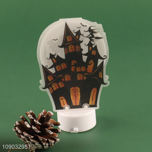 Factory price Halloween decoration castle shape desktop <em>ornaments</em> lights for sale