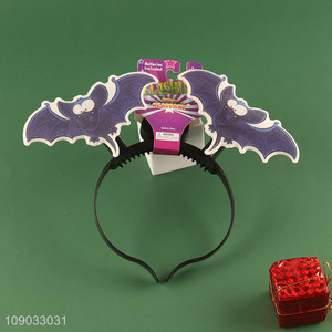 Popular products fashionable bat <em>hair</em> hoop headband for Halloween party supplies