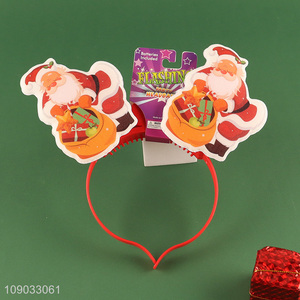 Top products Santa claus red hair hoop hair <em>accessories</em> for Christmas party supplies