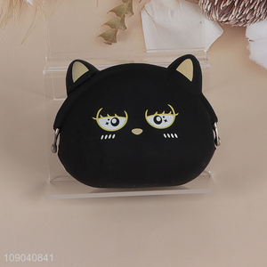 Factory Price Cartoon Animal Silicone <em>Coin</em> <em>Wallet</em> Purse Zipperd <em>Coin</em> Bag