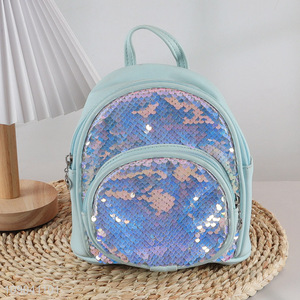 Hot Sale Sequin <em>Backpack</em> School Bag Glitter Book Bag for Kids Girls