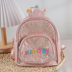 Factory Supply Sequin School <em>Backpack</em> Glitter Fashion Bookbag for Kids