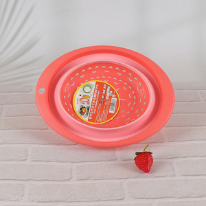 Wholesale Round Collapsible <em>Vegetable</em> Fruit Washing Basket Foldable Drain Basket