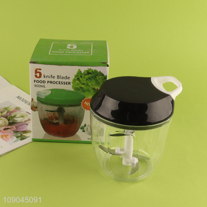 Top selling professional 5 knife blades food processer <em>vegetable</em> chopper